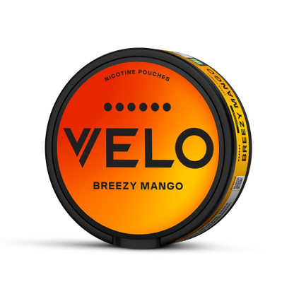 VELO Breezy Mango Snus in Vietnam left