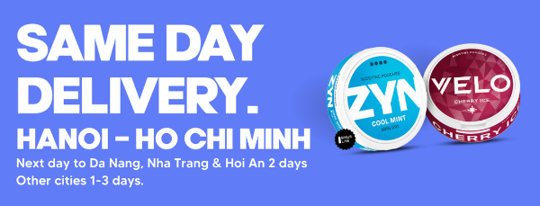 Snus Vietnam same day delivery in Hanoi and Ho Chi Minh