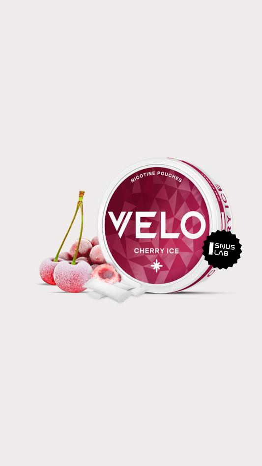 A can of snus Vietnam VELO Cherry Ice